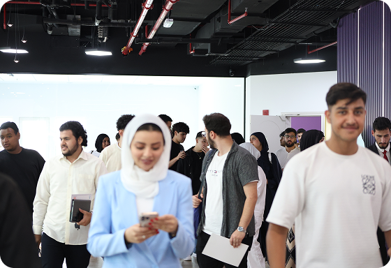 Students at an IBTE open day event