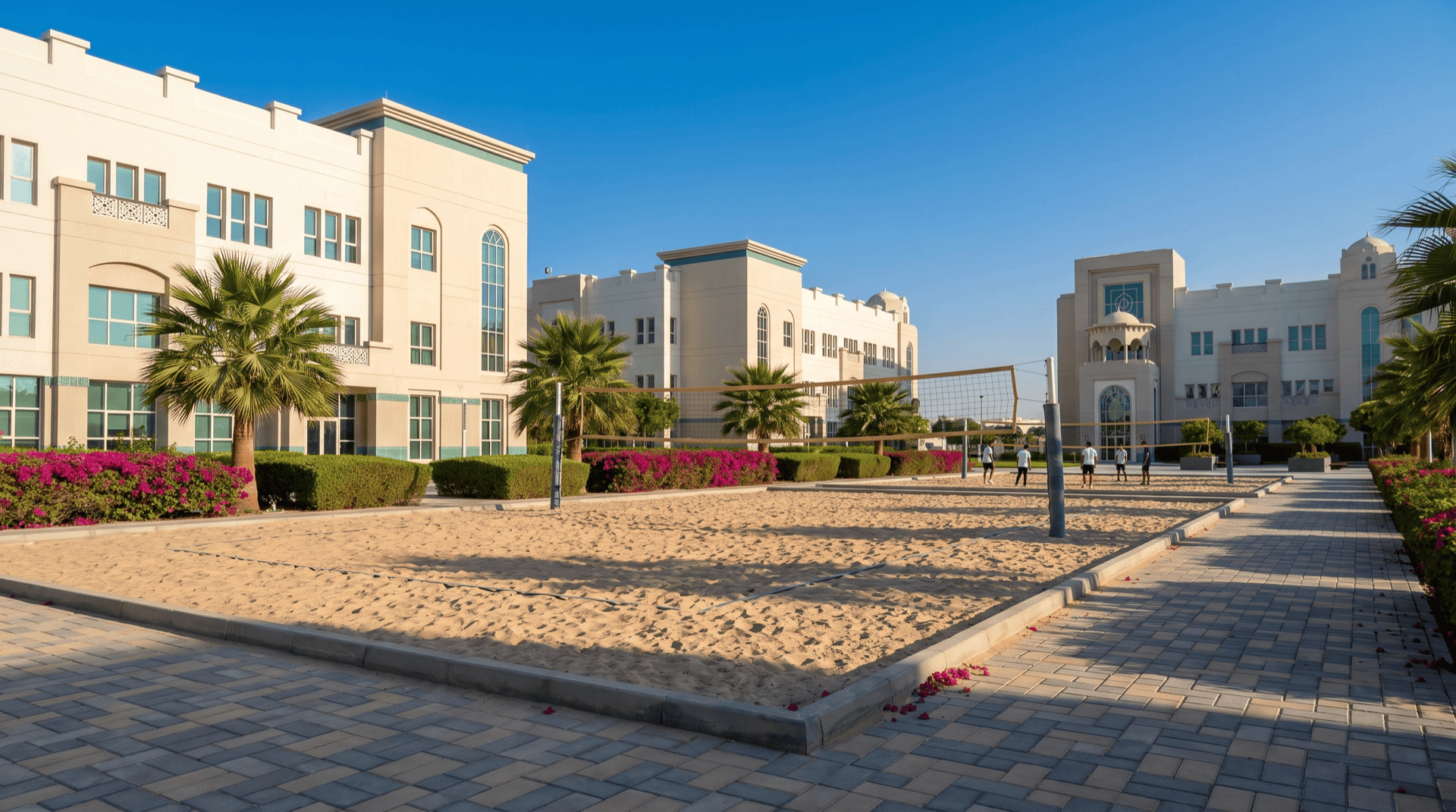 Volleyball courts